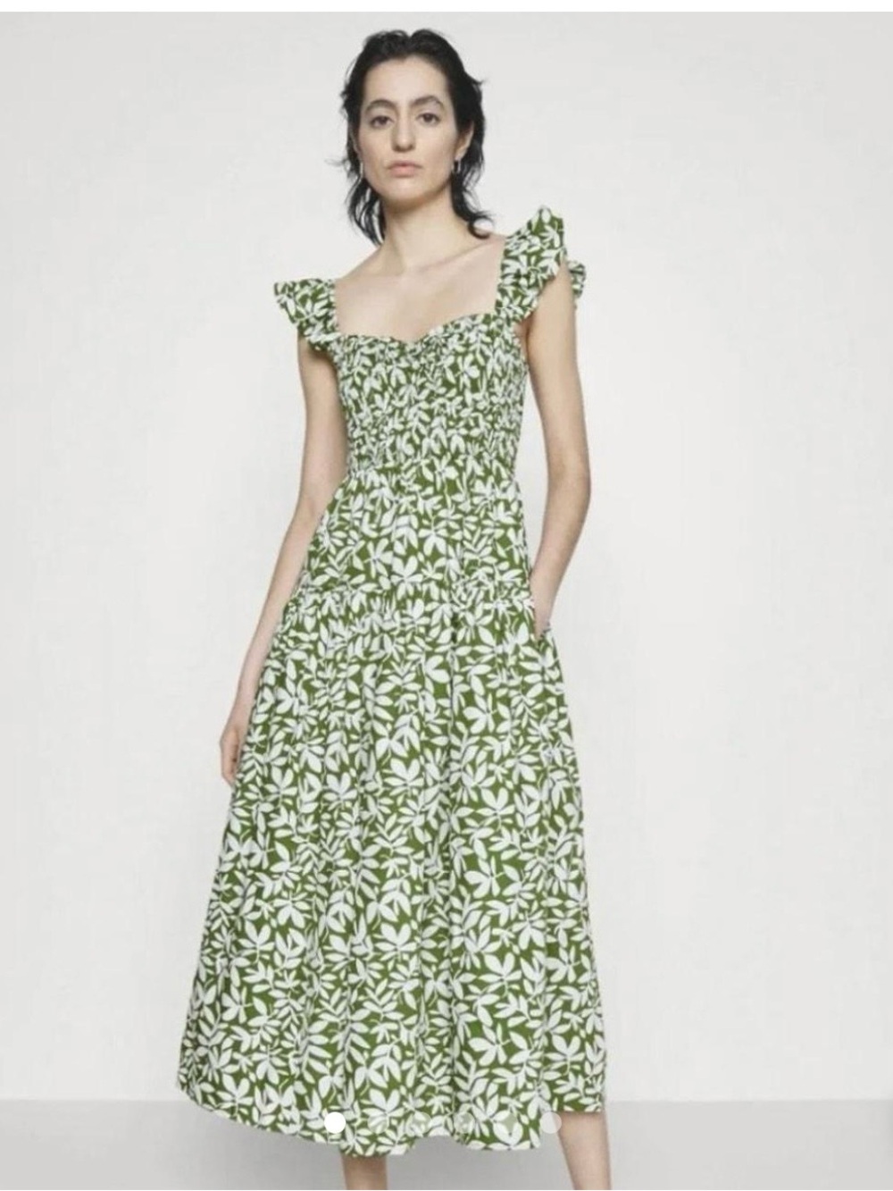 Abercrombie & Fitch Green Maxi Dress